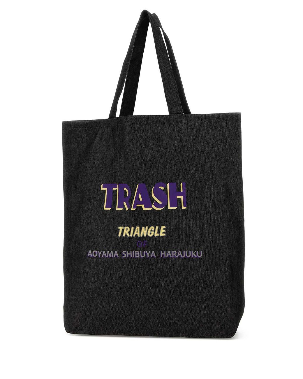 Needles Black Grocery Bag for men