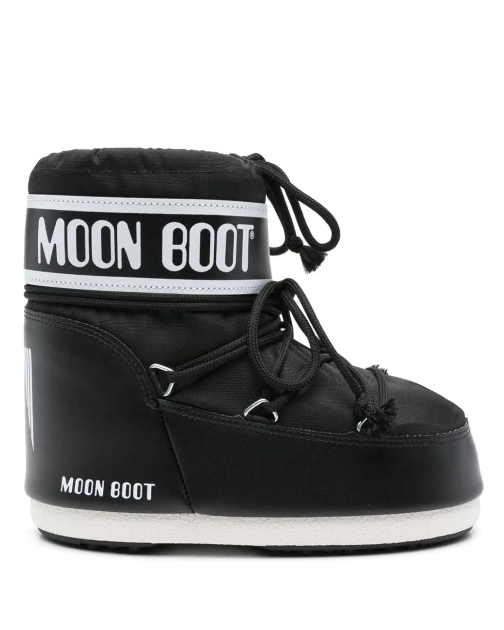 Moon Boot Black Icon Low Boots for men