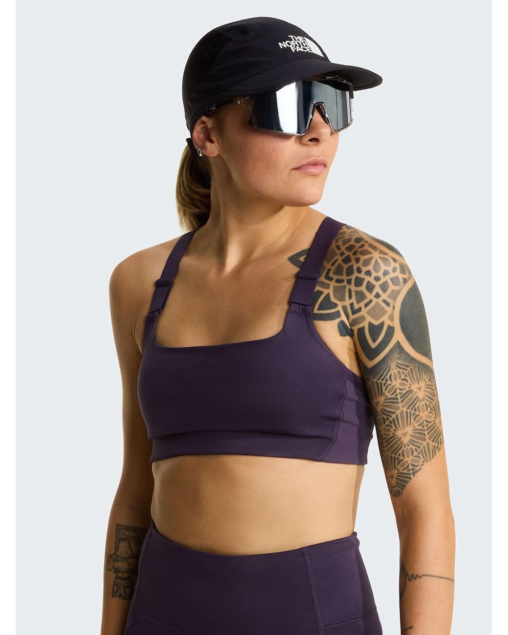 The North Face Purple Refina Sports Bra