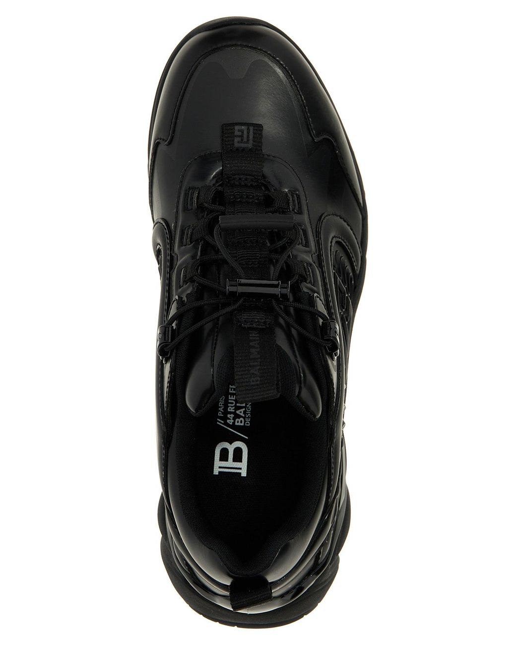 Balmain Black 'Cosmic Dust' Sneakers for men