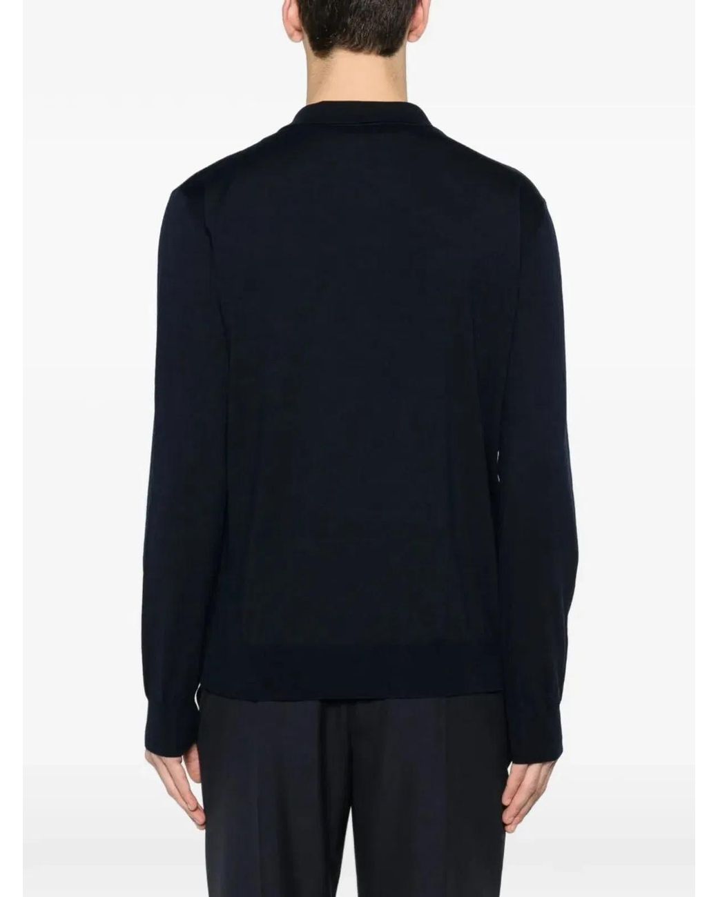 Valentino Garavani Black Polo Shirt With Vlogo Patch for men