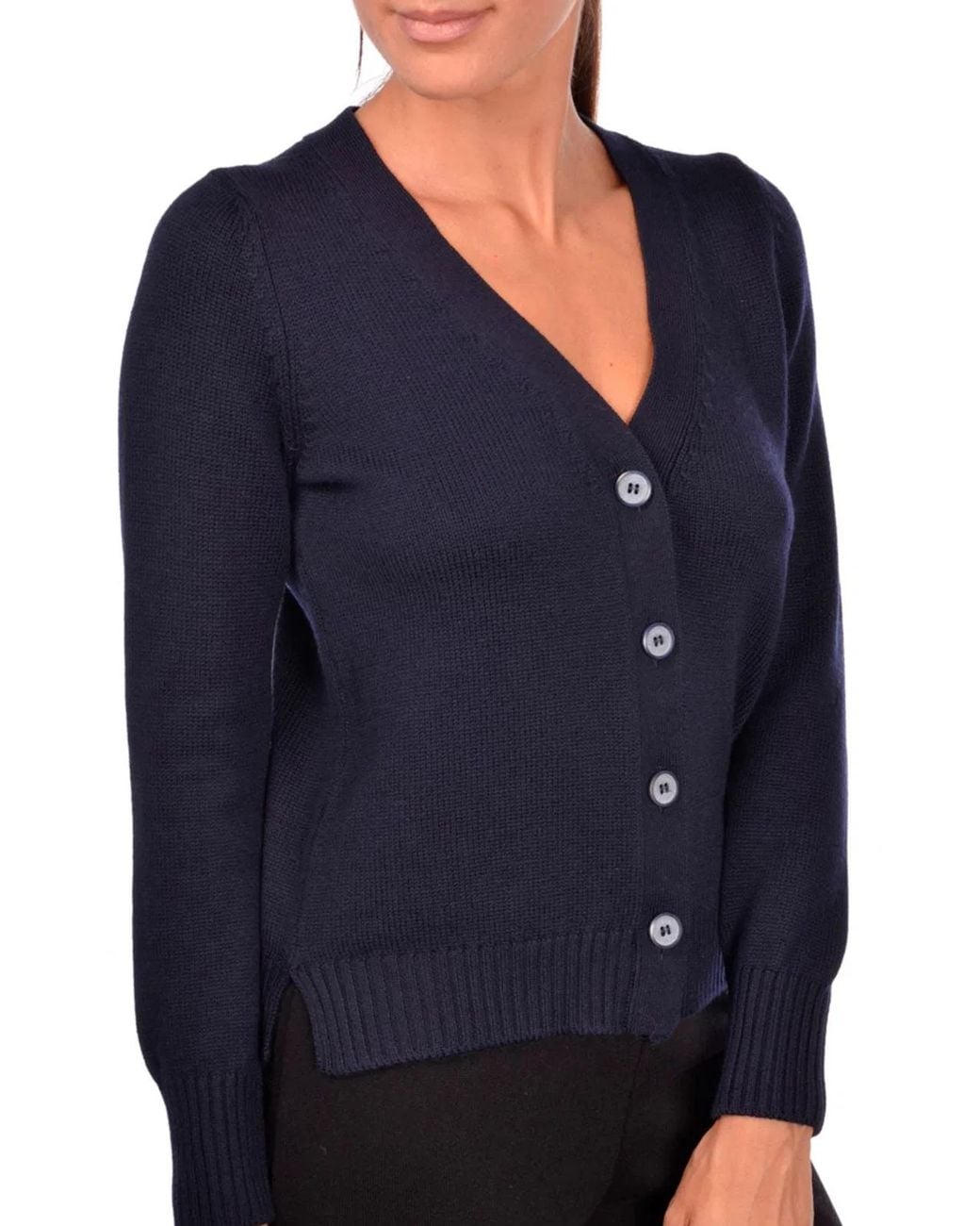 Gran Sasso Blue Cardigan