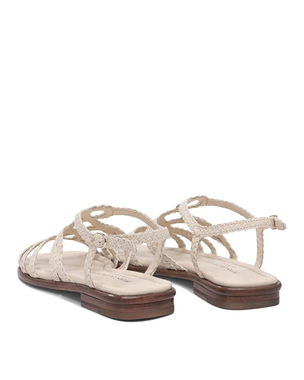 Pons Quintana White Leather Sandals
