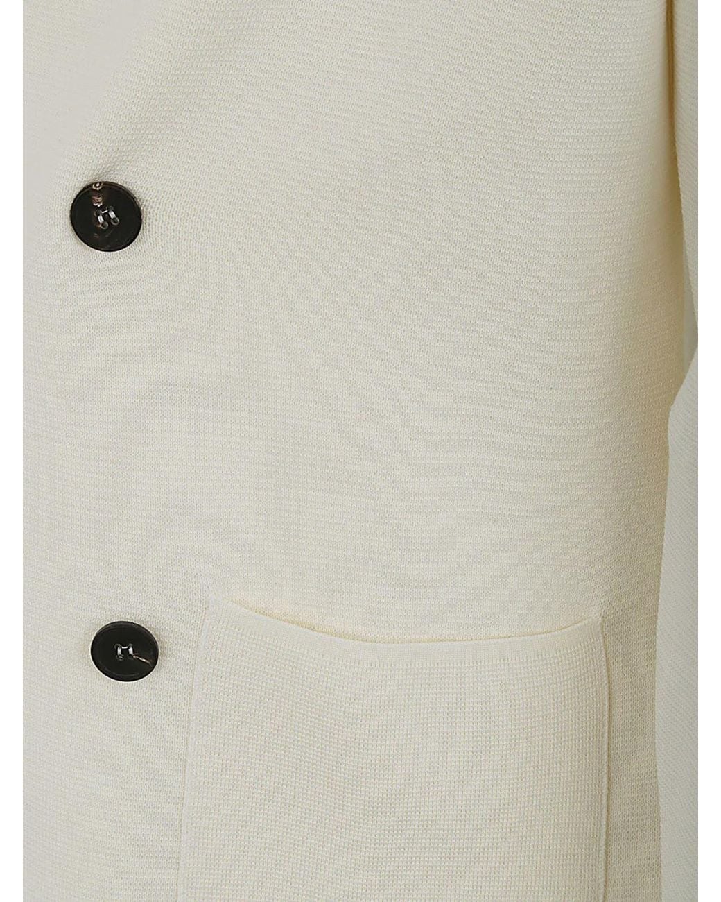 FILIPPO DE LAURENTIIS Natural Double Breasted Jacket for men