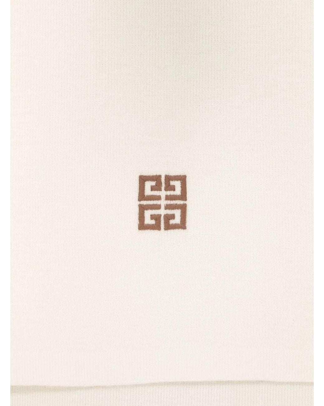 Givenchy Natural Scarf 4G Embrodery
