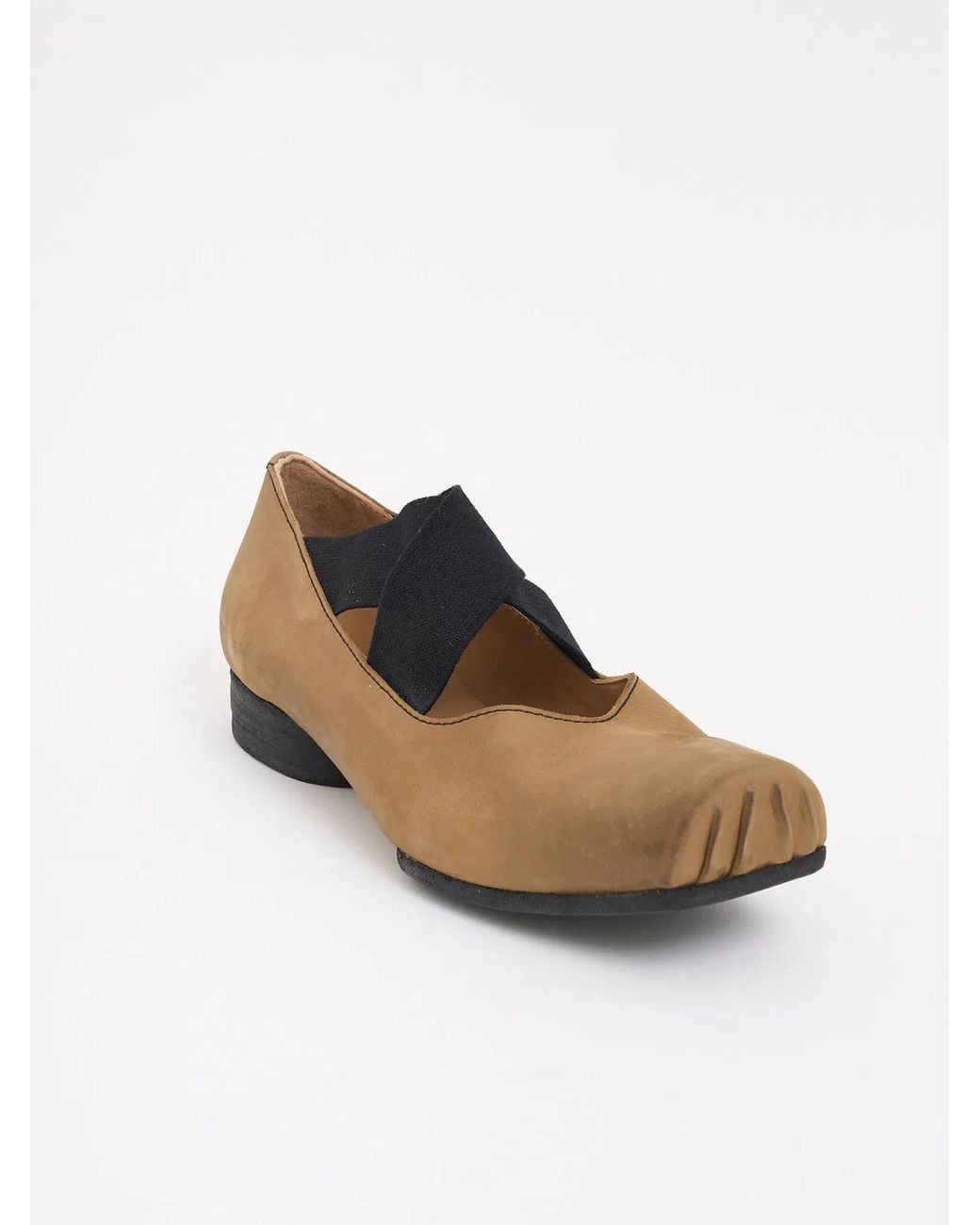Uma Wang White Leather Ballet Flat