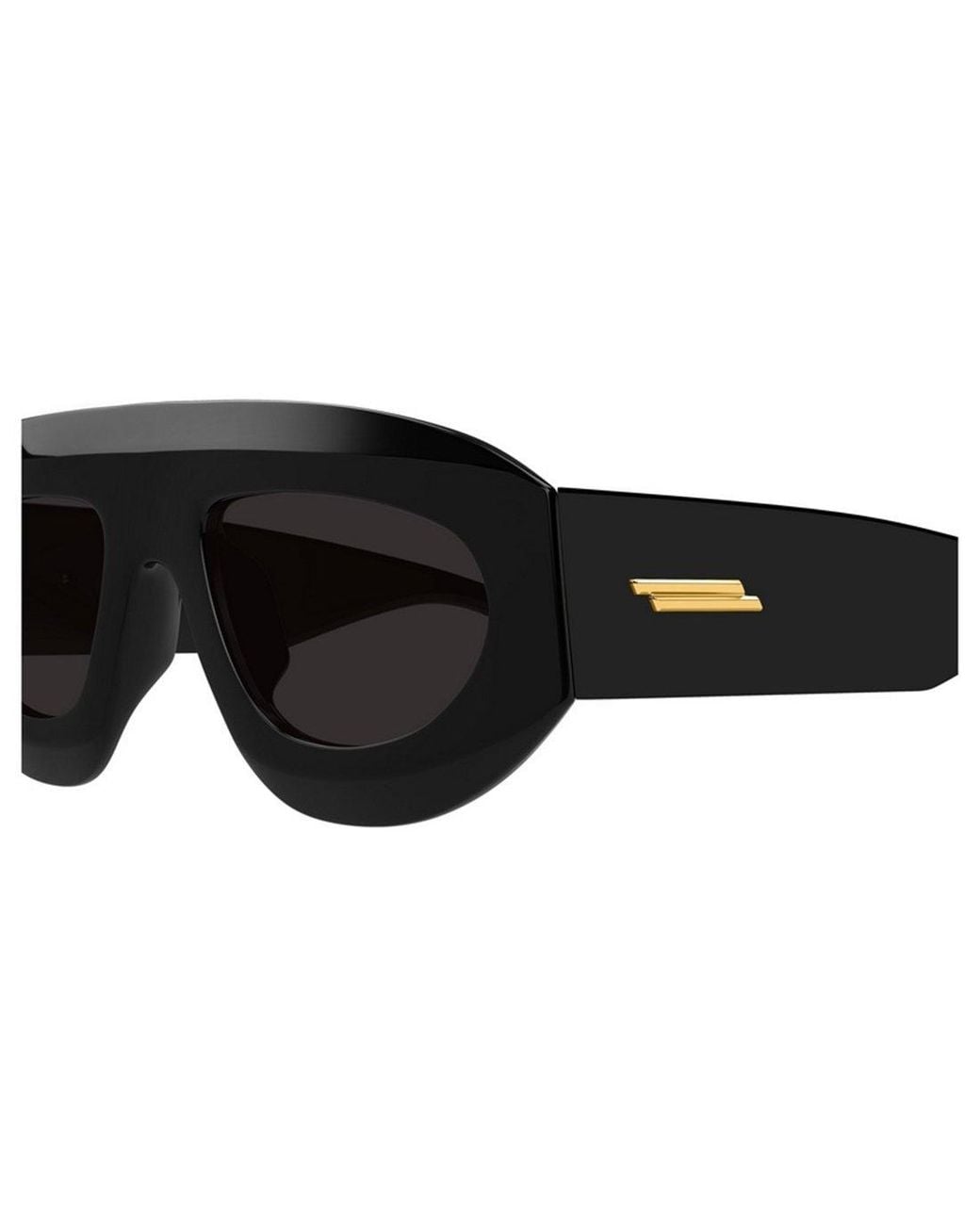 Bottega Veneta Black Acetate Sunglasses