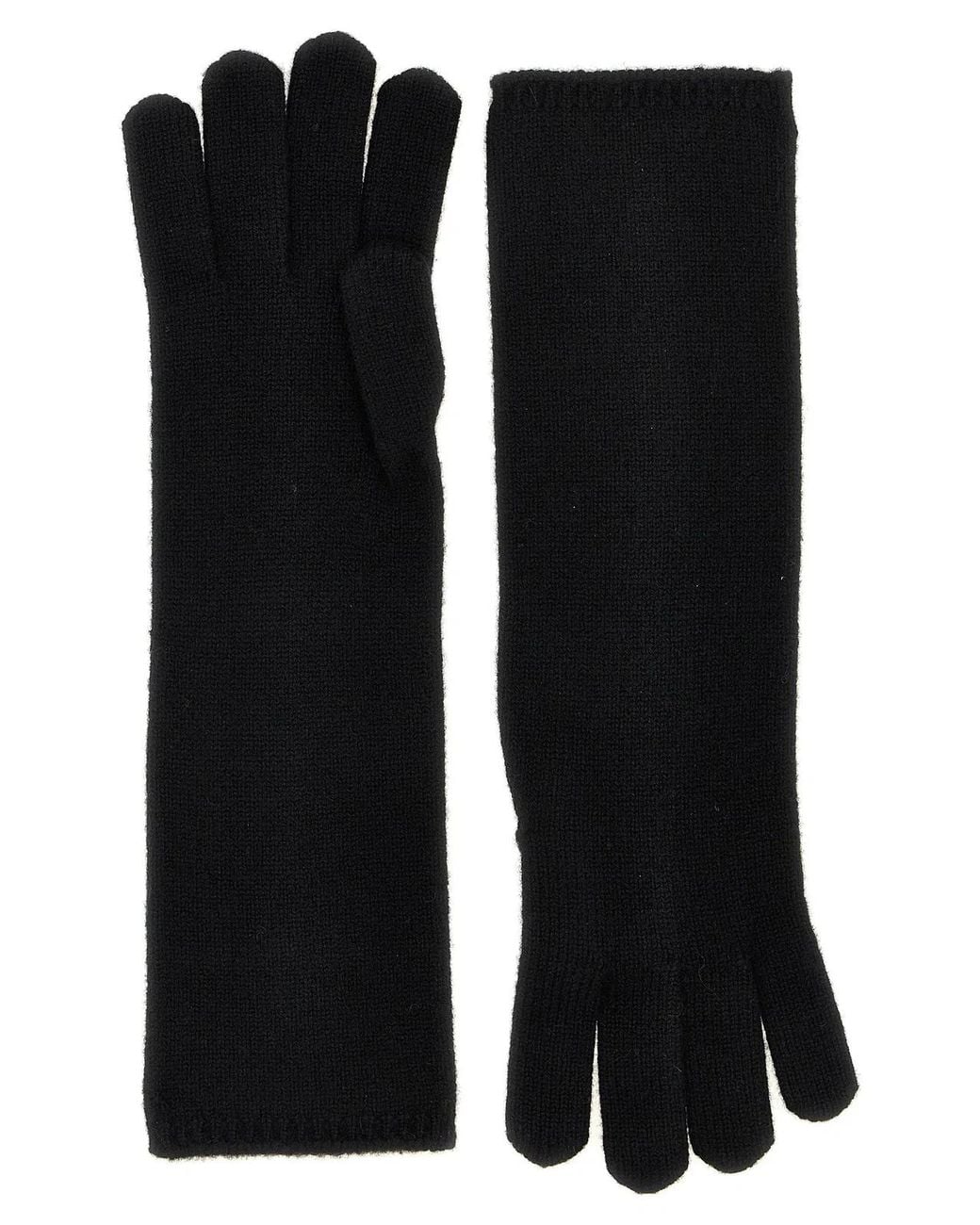 Max Mara Black 'Alaggio' Gloves