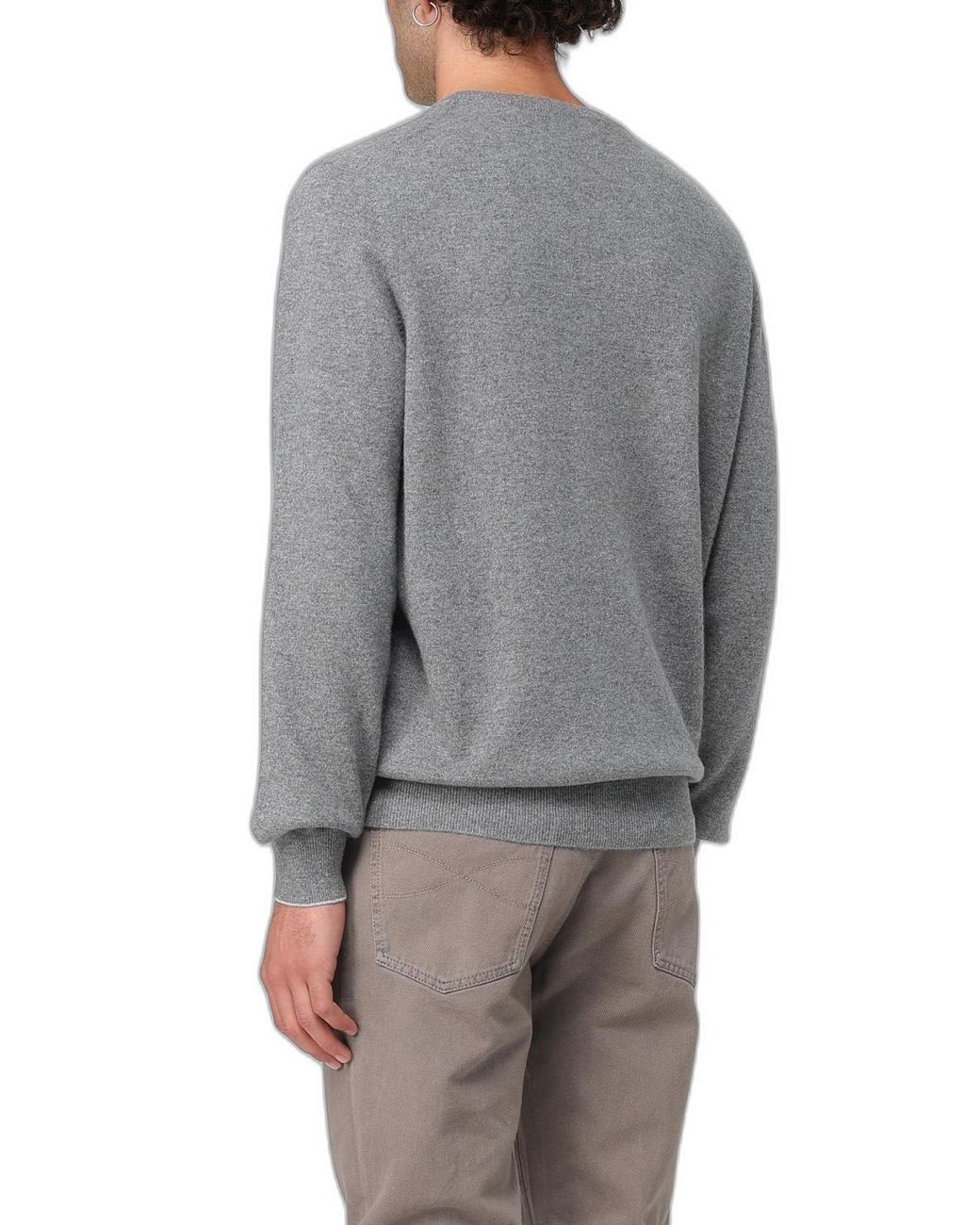 Brunello Cucinelli Gray Maglia for men