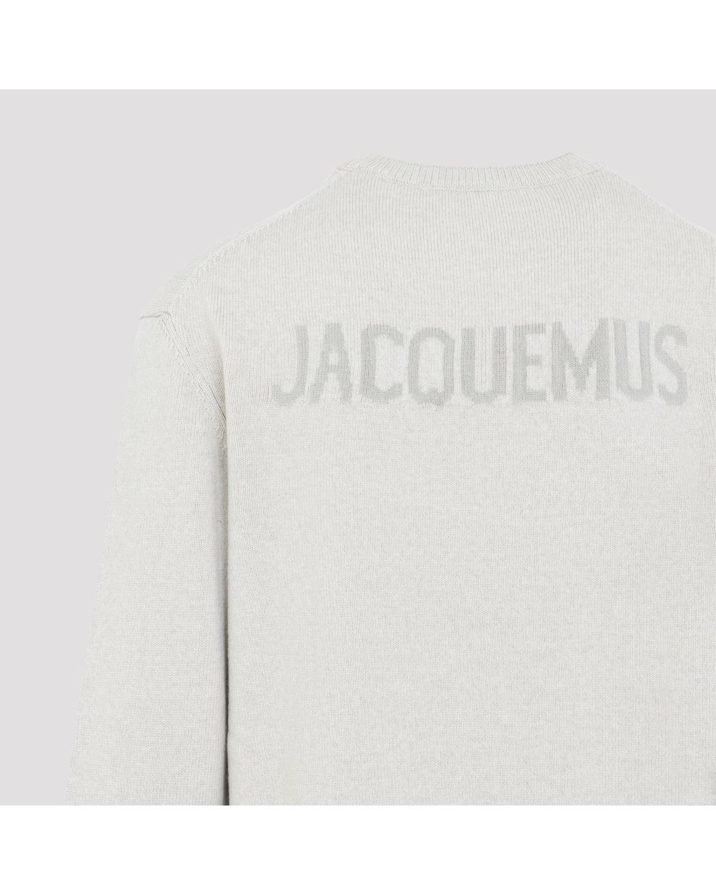 Jacquemus White Light Moulin Sweater for men