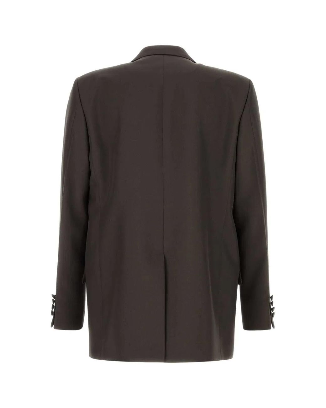 Gucci Black Double-Breasted Peak-Lapels Blazer for men