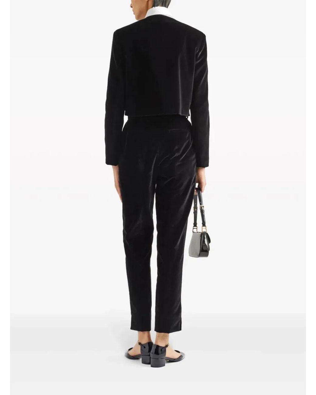 Prada Black Cotton Pants