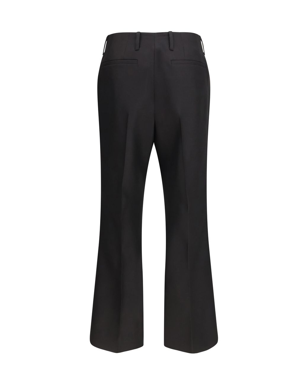 Dries Van Noten Black Cropped Tailored Pants
