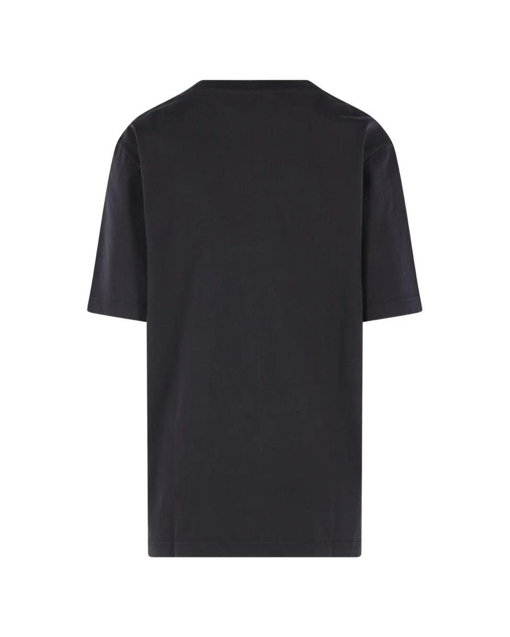 Maison Kitsuné Black Maison Kitsuné Double Fox Head Faded Comfort Tee Shirt for men