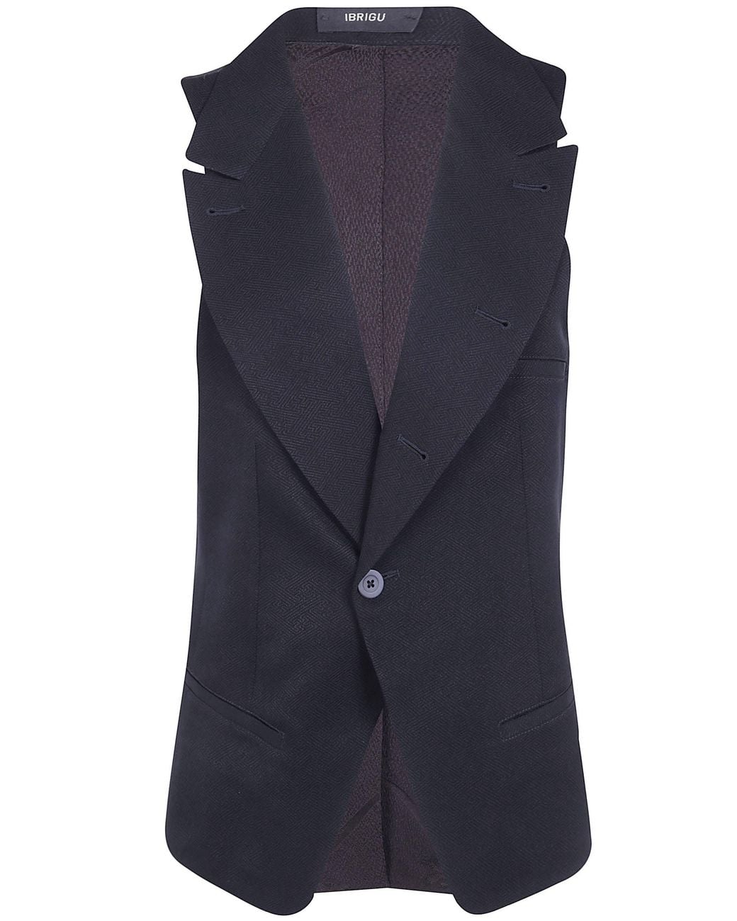 Ibrigu Blue "Haori" Long Vest