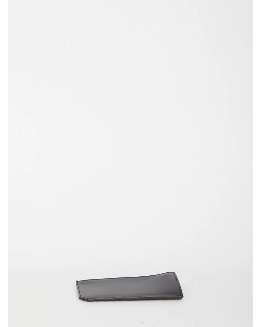 Saint Laurent White Leather Card Holder for men