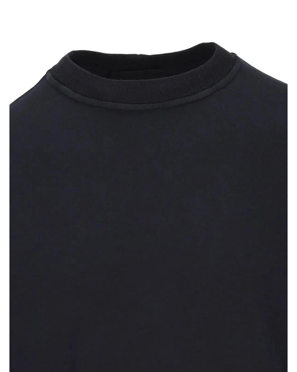 Stone Island Blue Cotton Sweatshirt With Patch Pockets for men