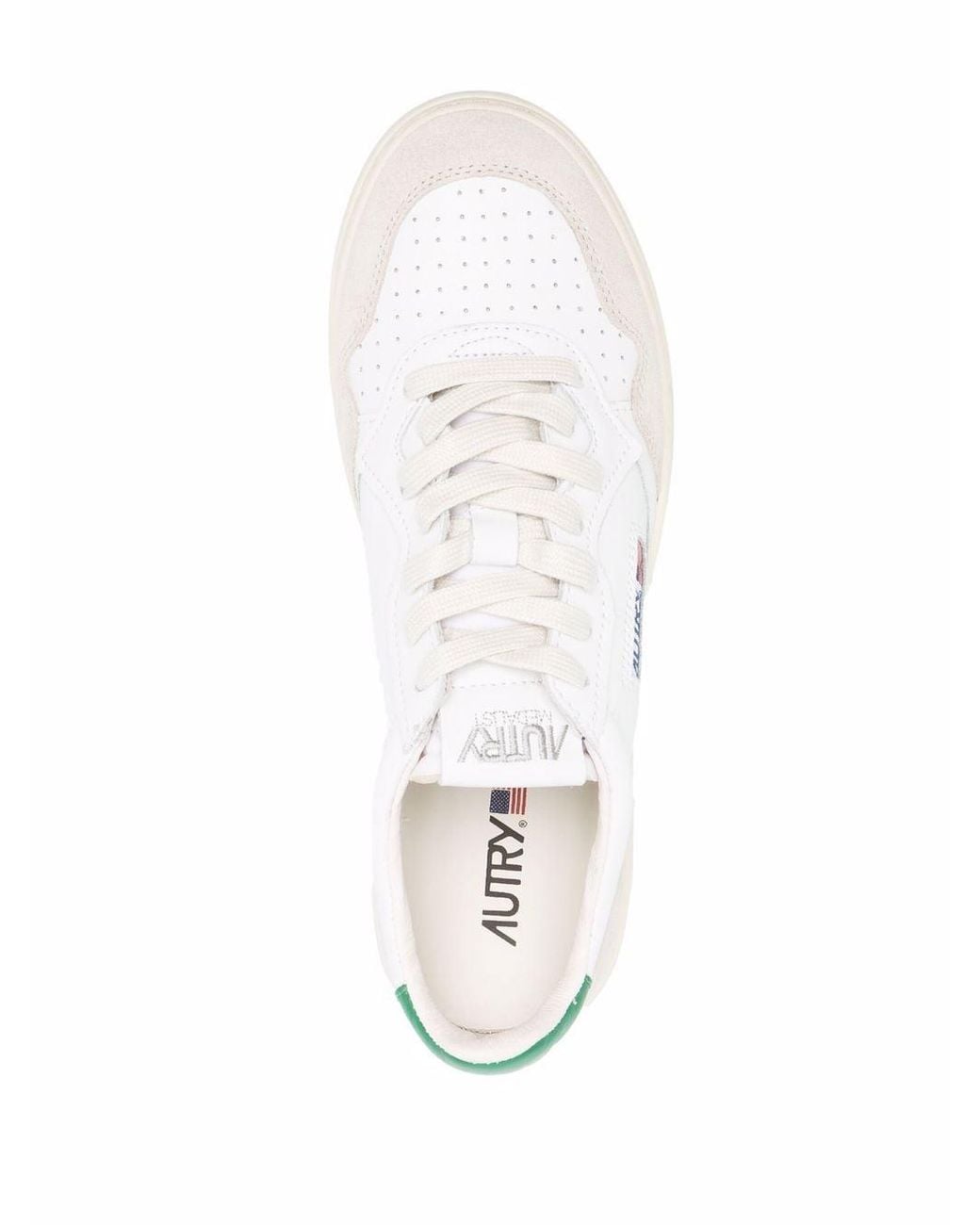 Autry White Medalist Sneakers for men