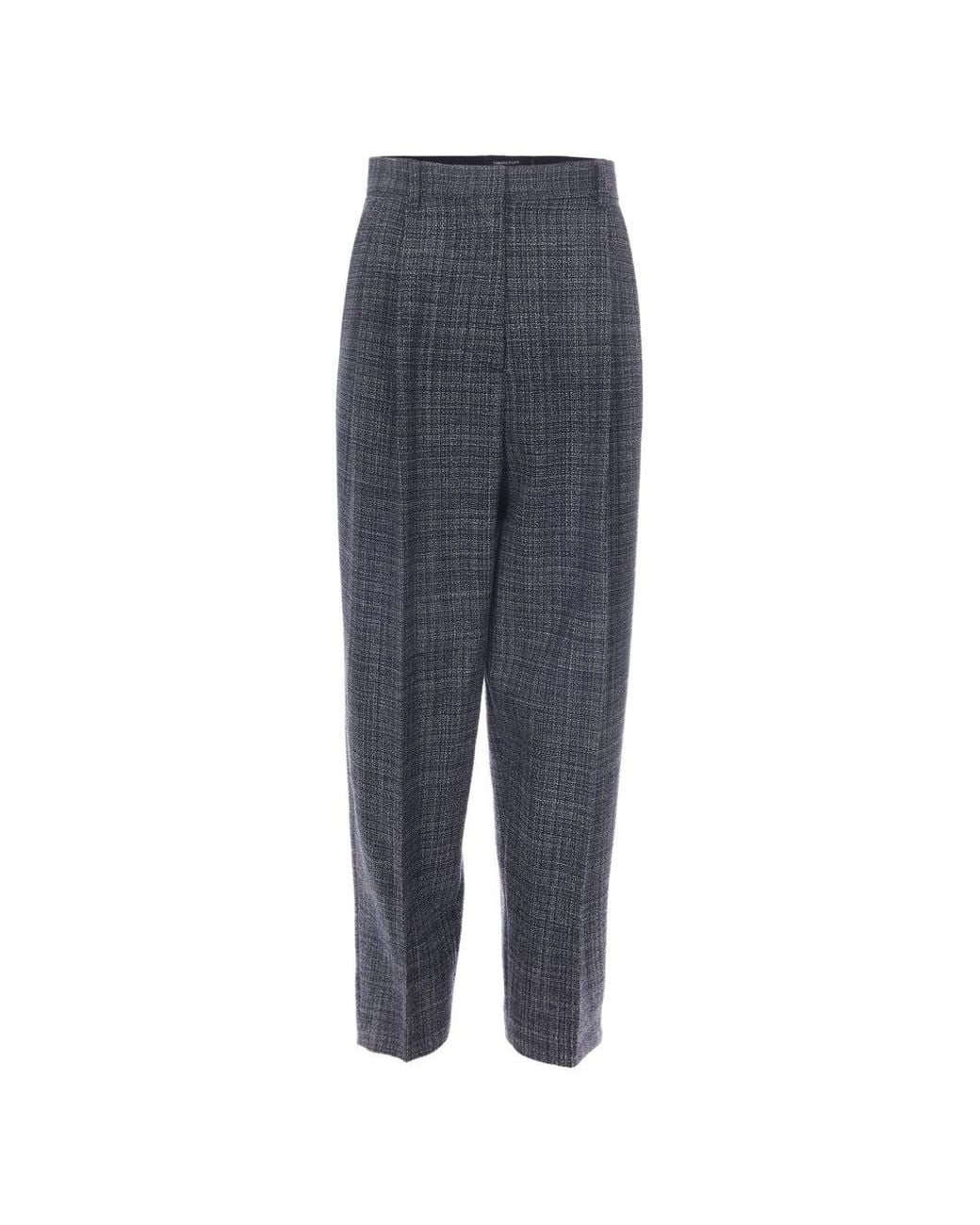 Fabiana Filippi Blue Virgin Wool Trousers