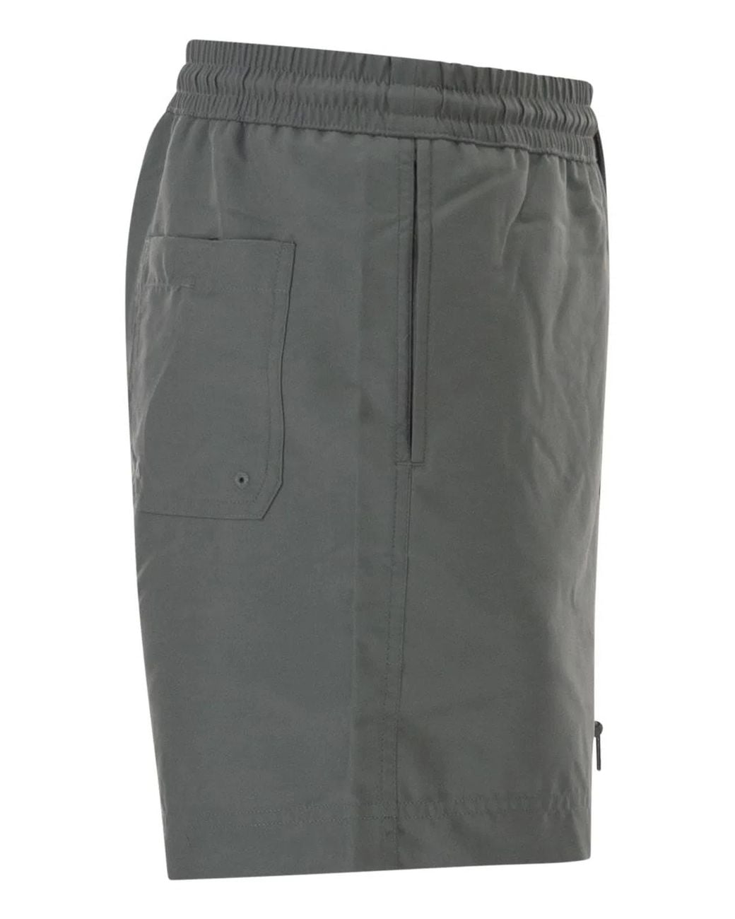 Carhartt Gray Beach Shorts With Logo