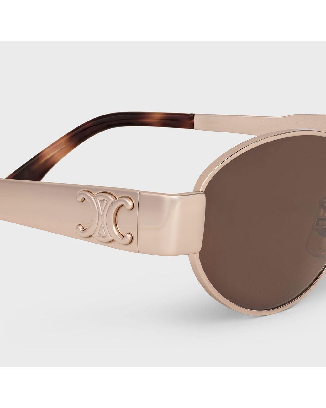 Céline Brown Triomphe Metal 01 Sunglasses