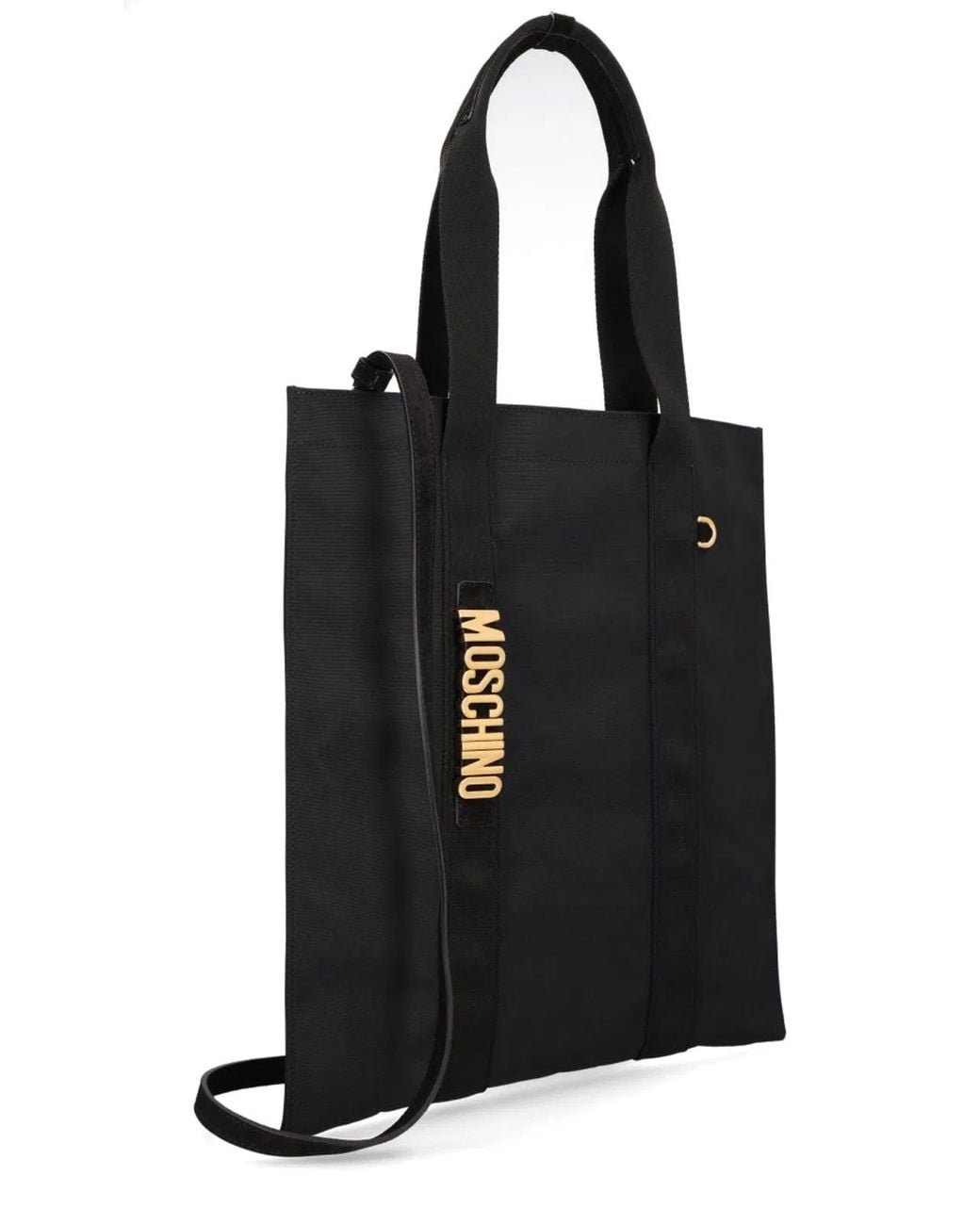Moschino Couture Black Leather Handbag