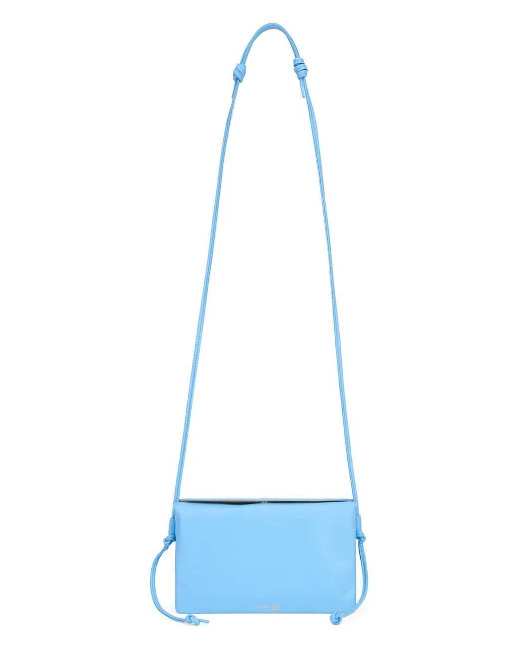 Céline Blue Shoulder Bag Smooth Leather Lambskin