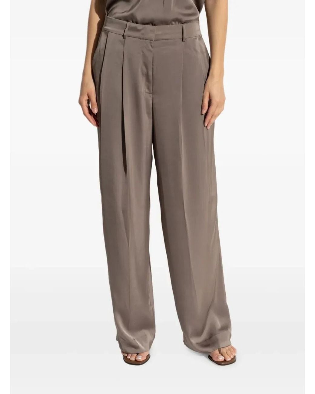 Michael Kors Brown Woven Pants