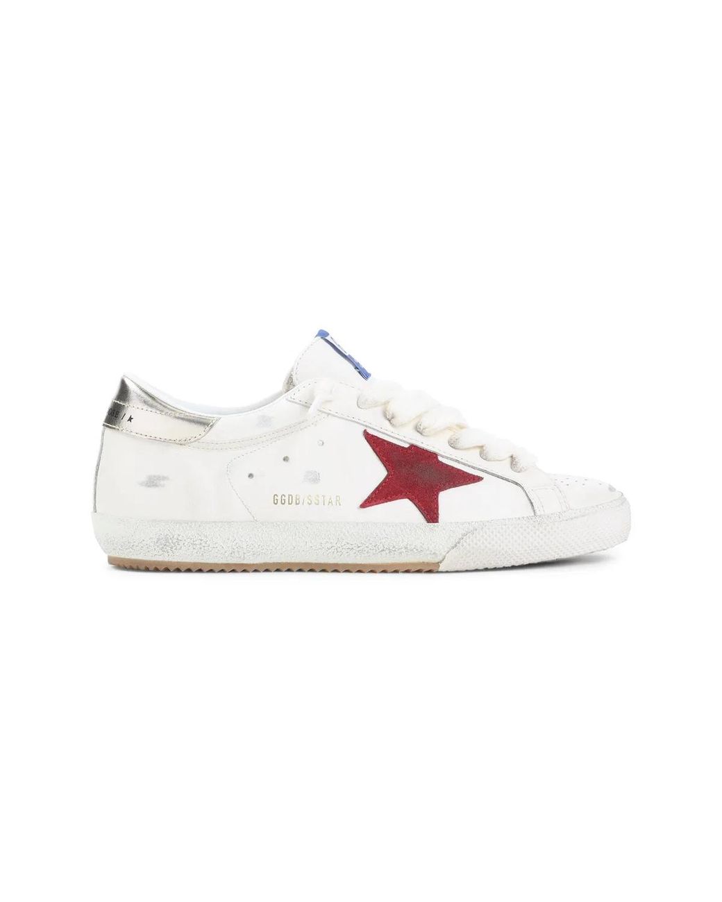 Golden Goose Deluxe Brand White Super-Star Leather Sneakers for men