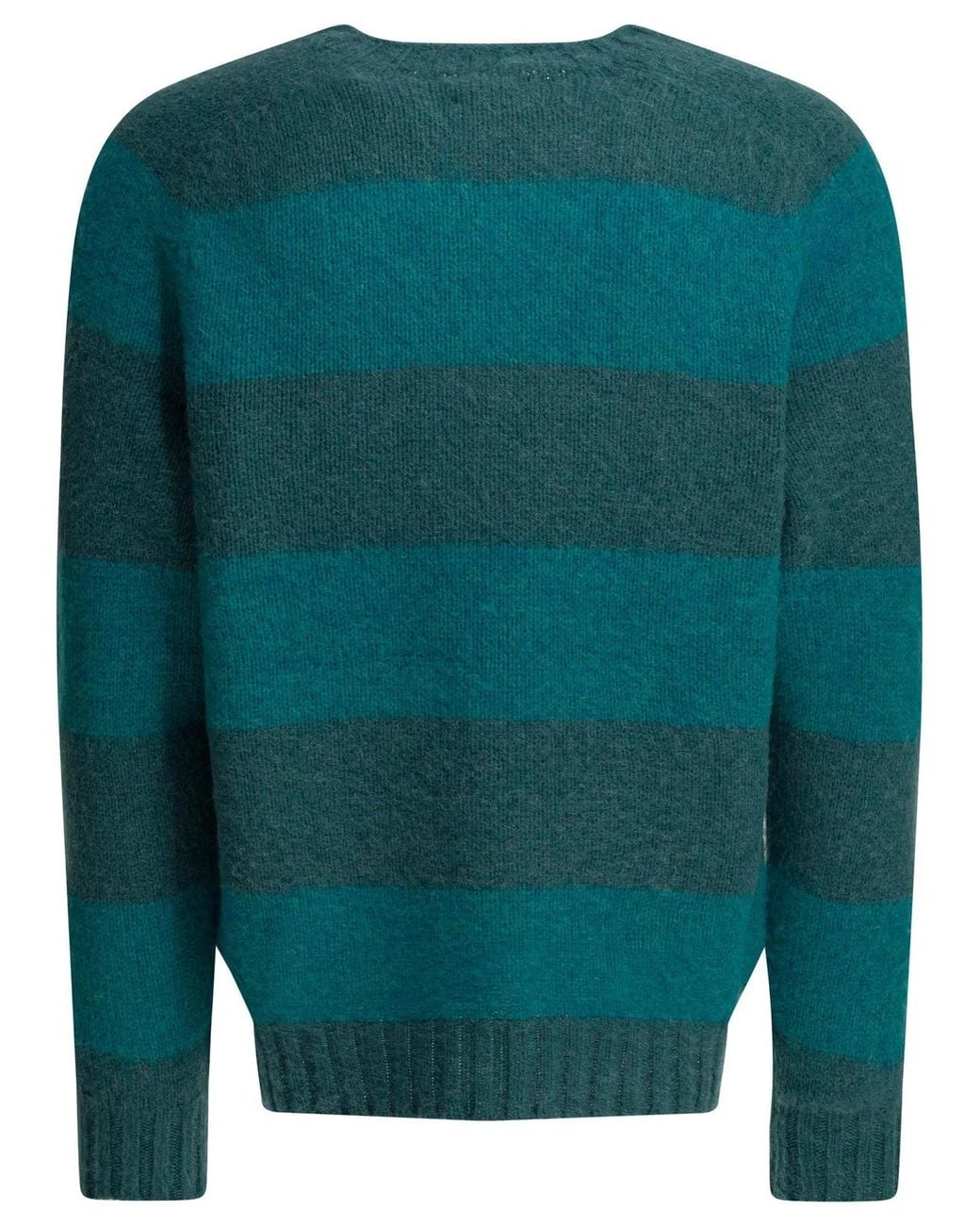 Beams Plus Blue Wool Knitwear for men