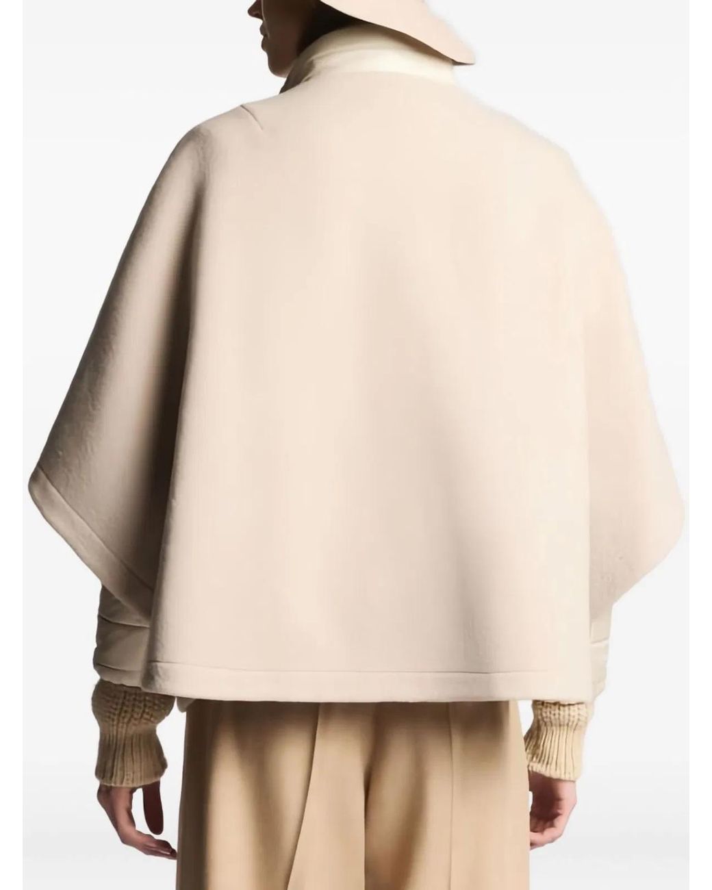 Fay Natural Wool High Neck Jacket