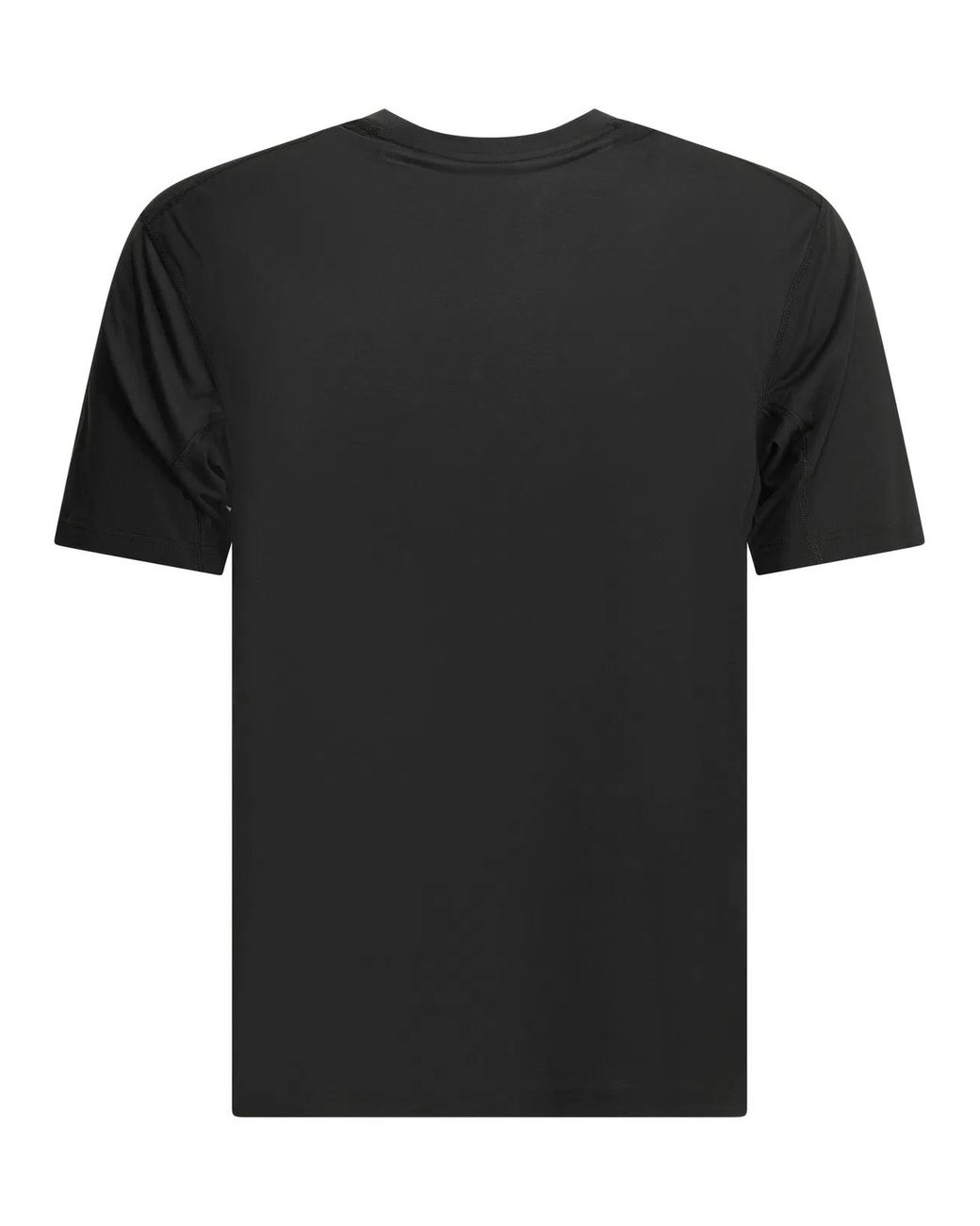 Houdini Sportswear Black Pace Air Message Recycled Polyester Crewneck T-Shirt for men