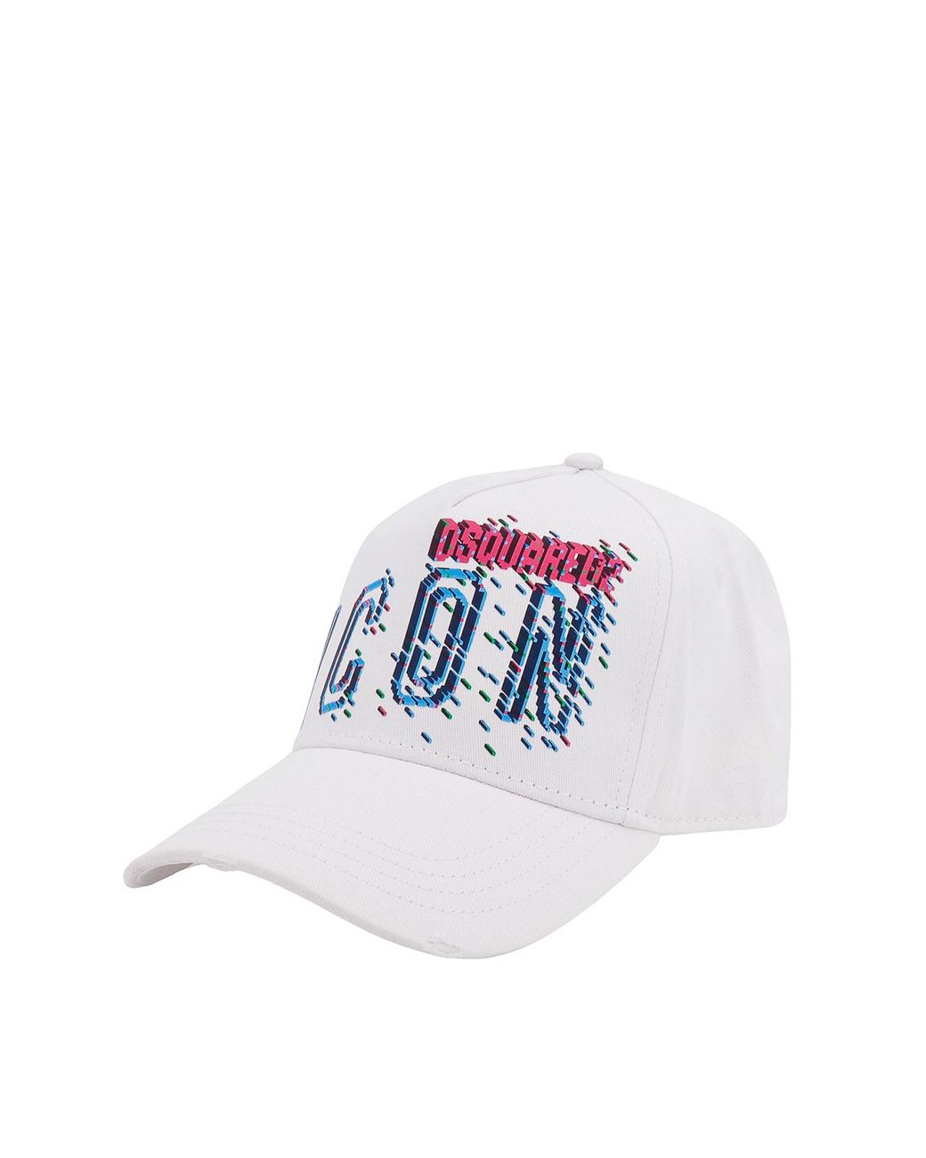 DSquared² Blue Icon Pixel Logo Baseball Cap for men