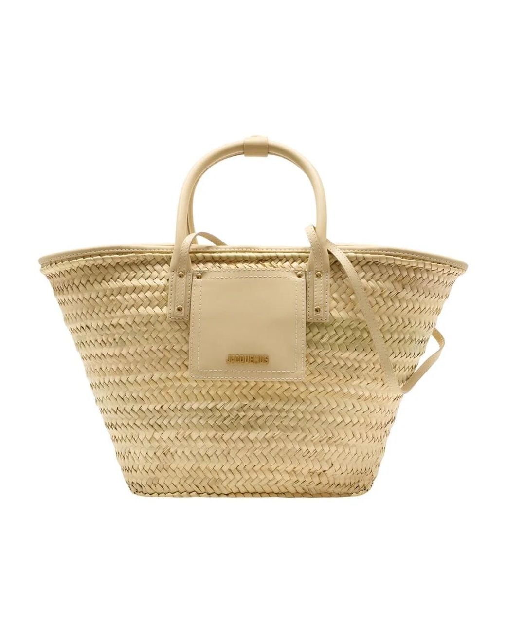 Jacquemus Metallic Soli Basket Bag