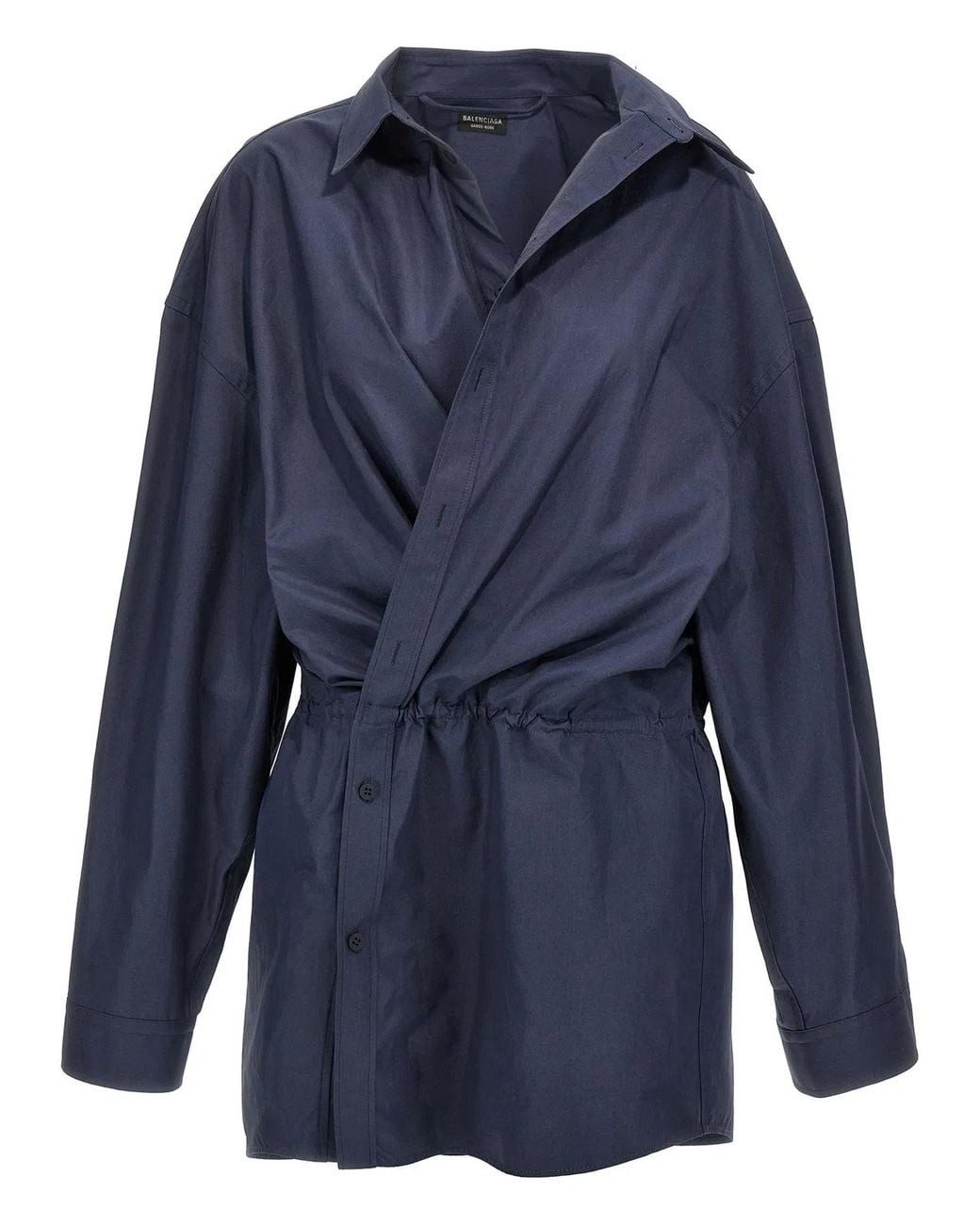 Balenciaga Blue 'Stile Camicia Mini' Dress
