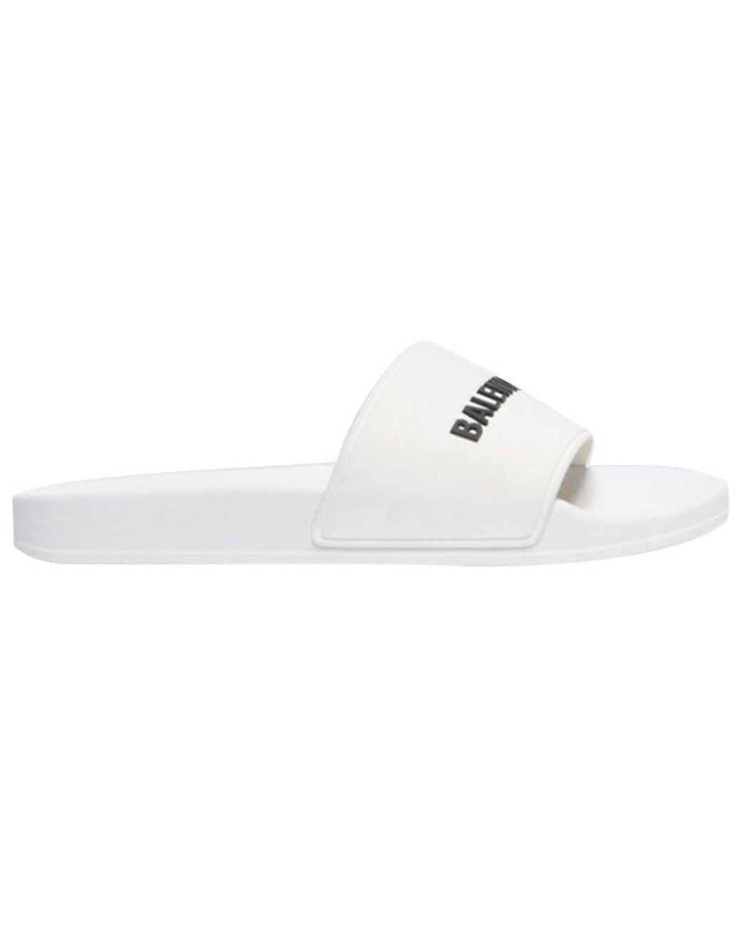 【Balenciaga】POOL SLIDE BAL LOGO◆565547W1S80 Balenciaga Pool Slide Bal Logo in Black | Lyst
