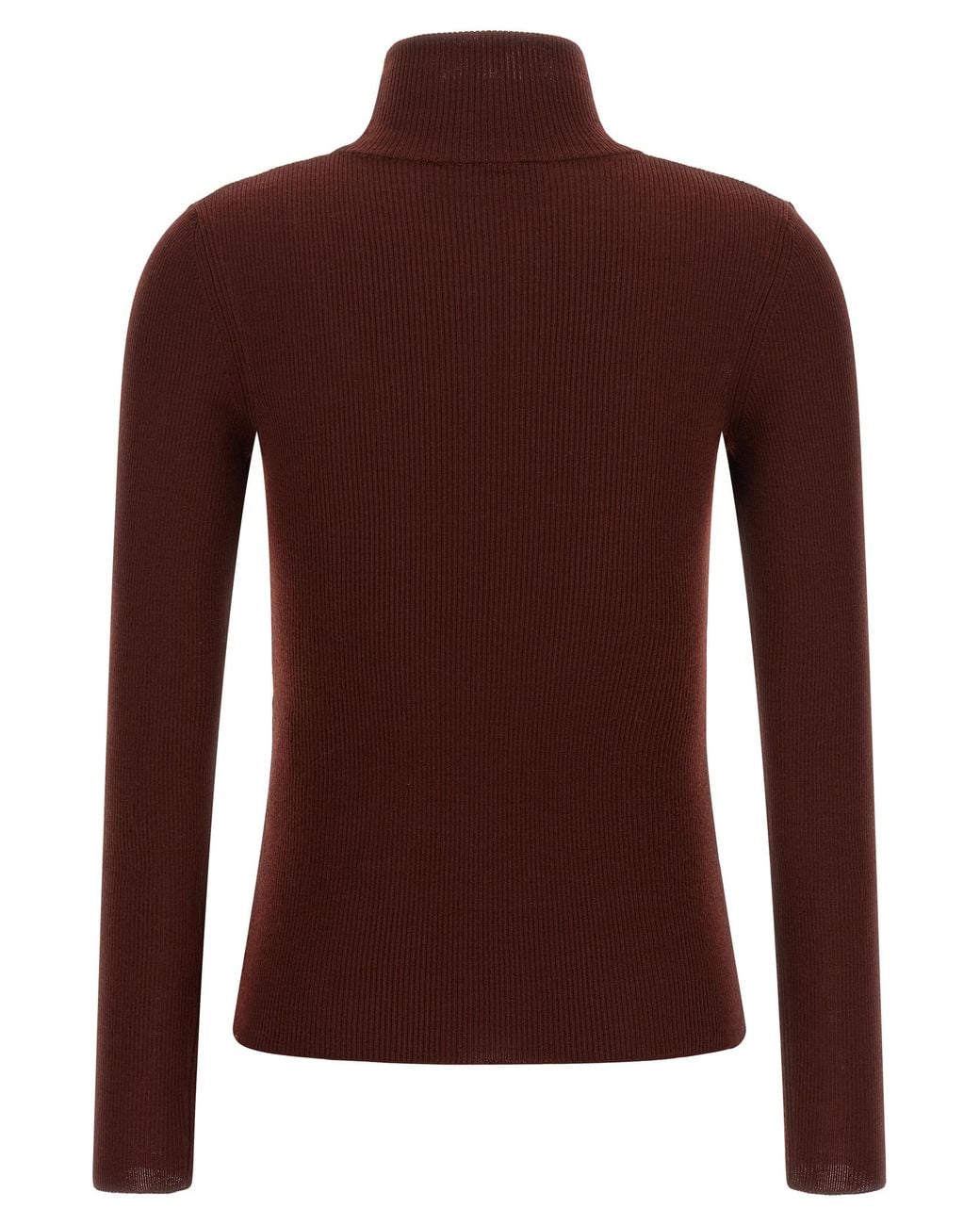 Max Mara Brown 'Cavallo' Turtleneck Sweater