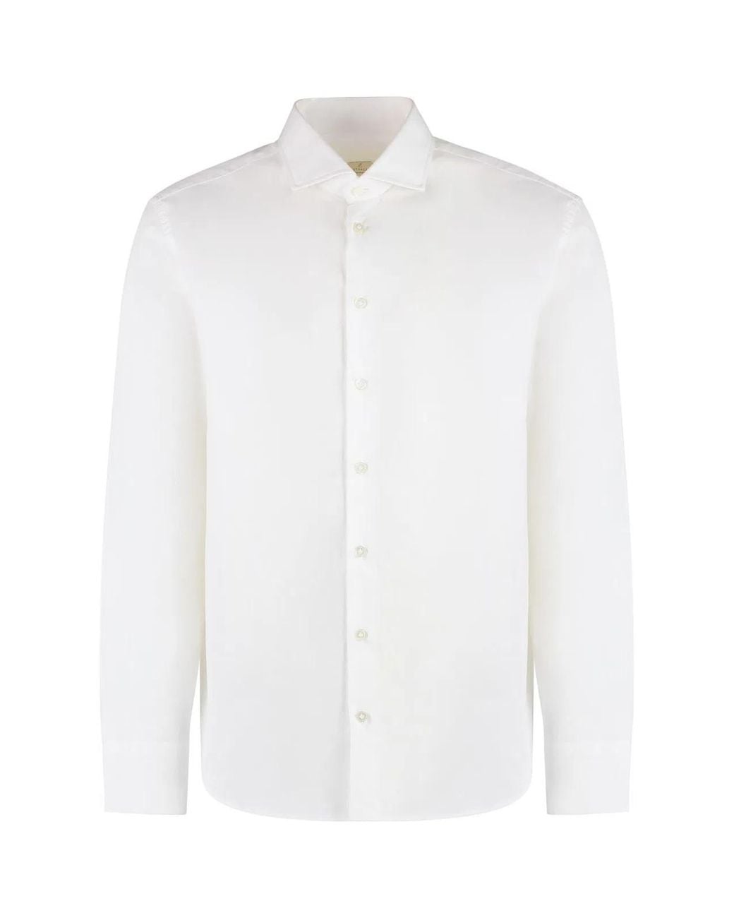 BASTONCINO White Cotton Shirt for men
