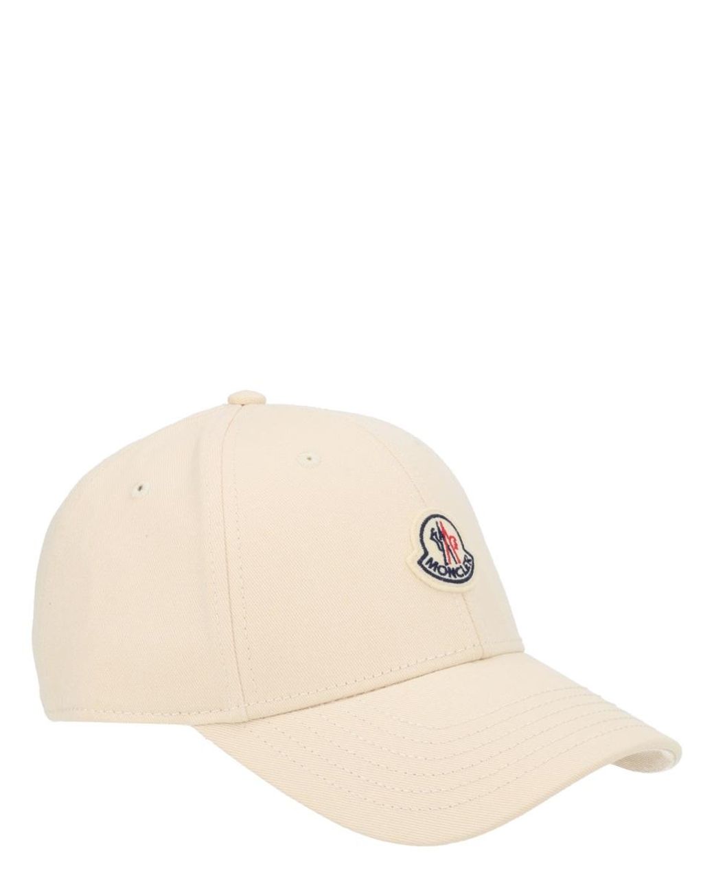 Moncler Natural Baseball Hat With Logo