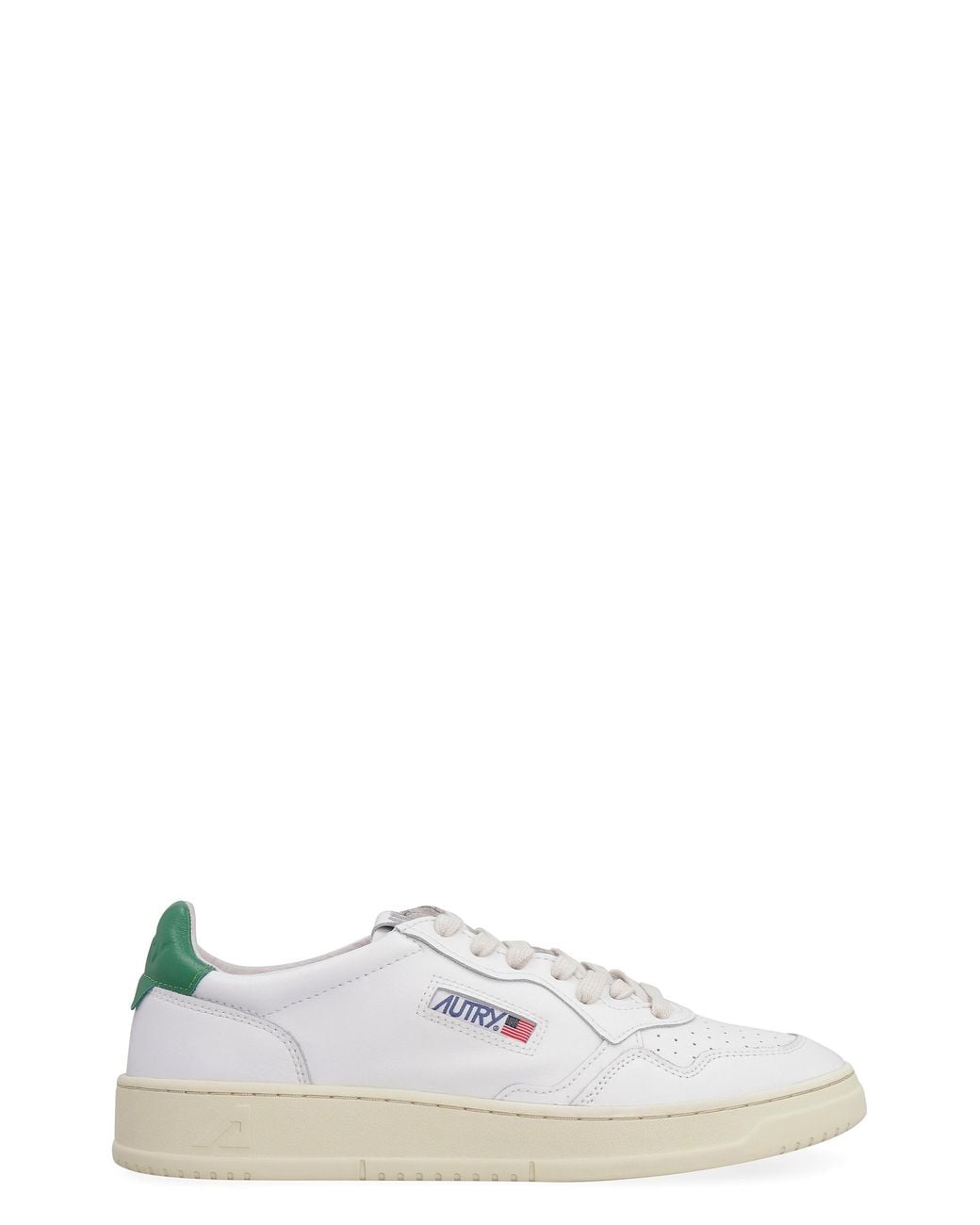 Autry White Medalist Low for men