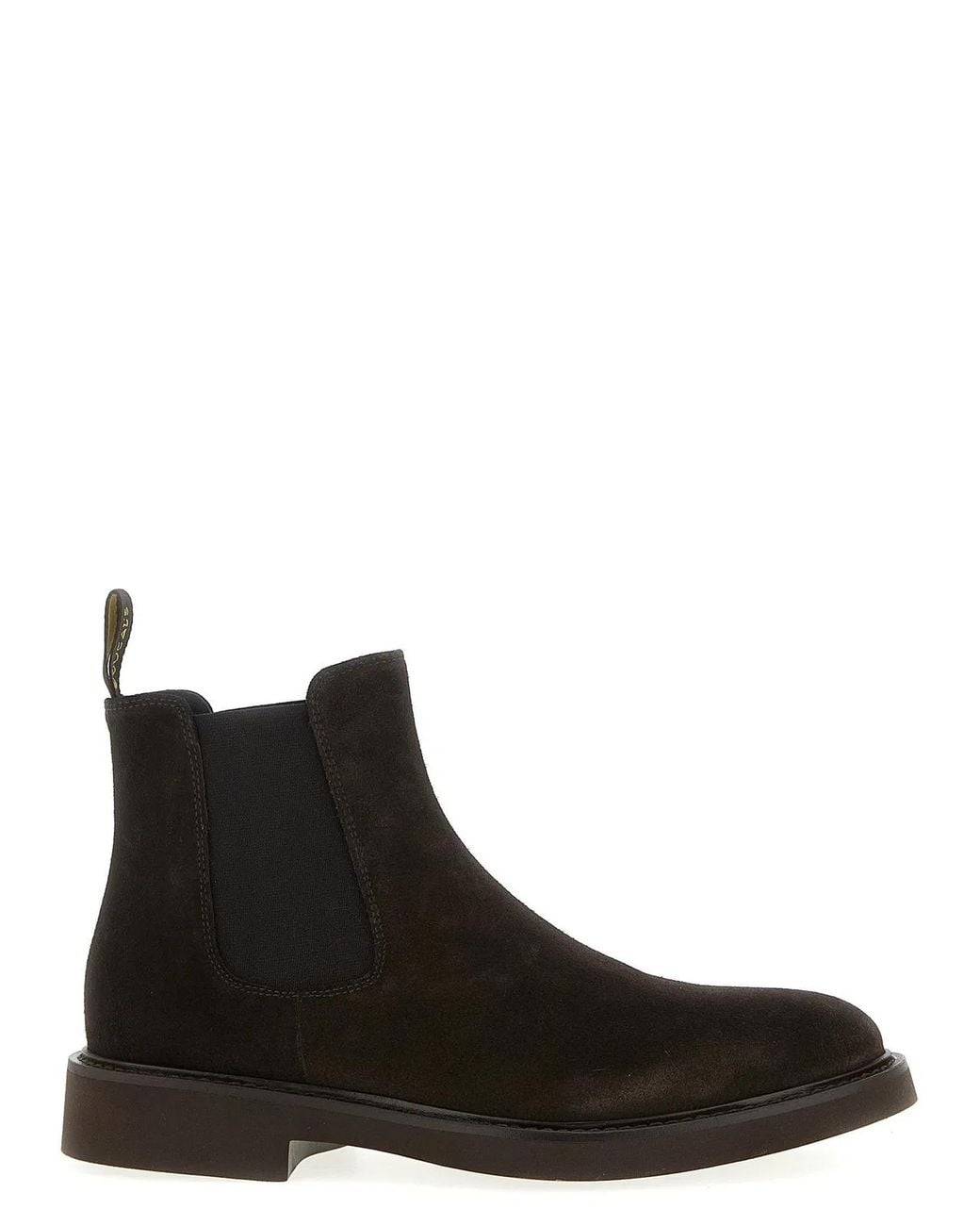 Doucal's Black Beatles Ankle Boots for men