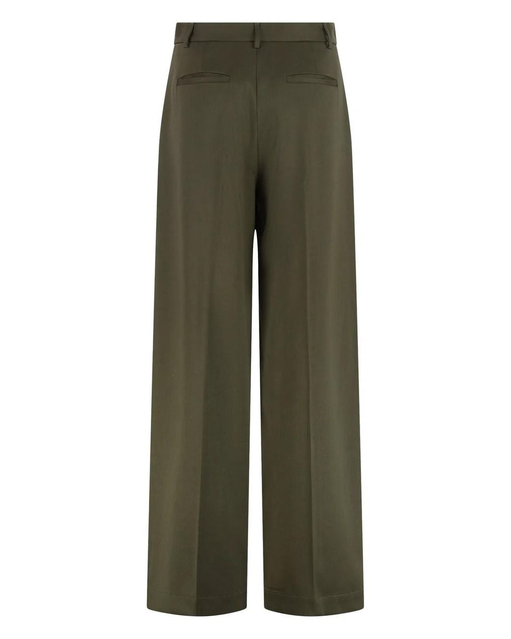 DARKPARK Green Chicago High-Waist Wide-Leg Trousers