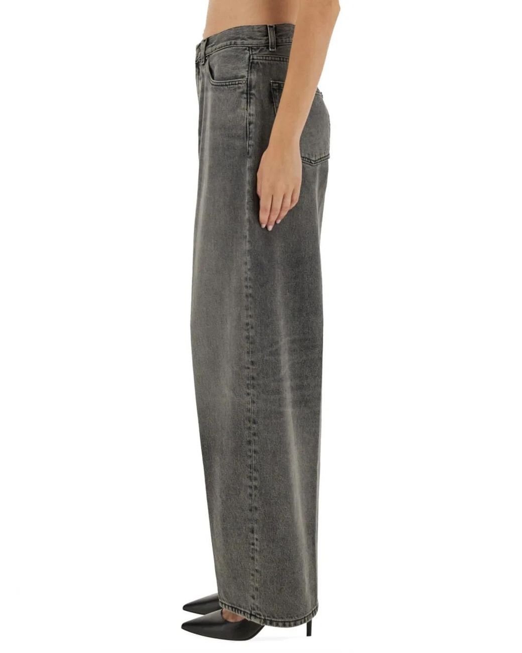 Haikure Gray Cotton Jeans