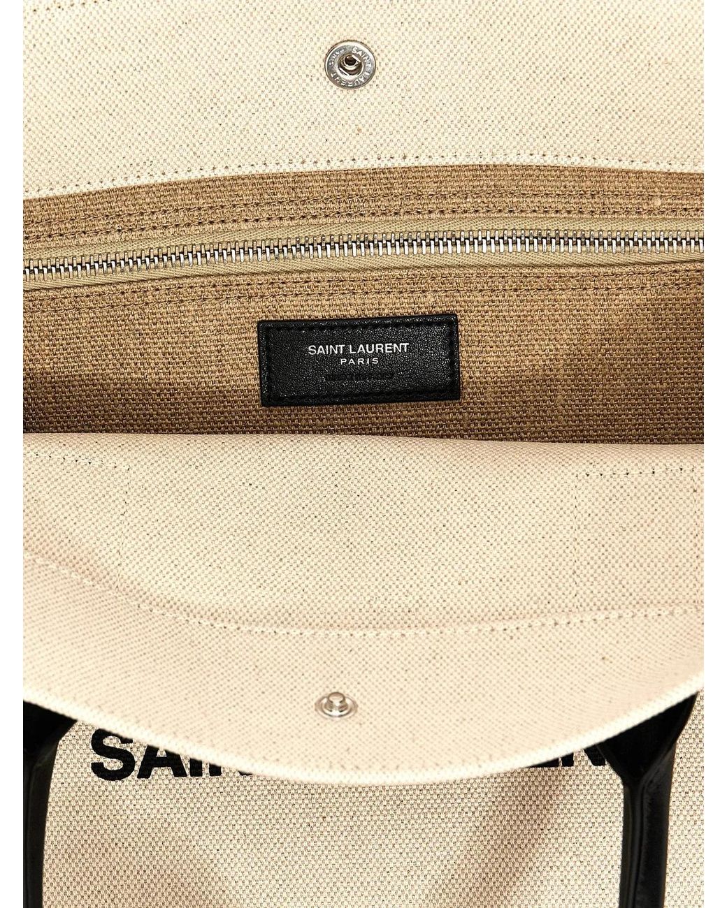 Saint Laurent Natural 'Rive Gauche North/South' Shopping Bag for men
