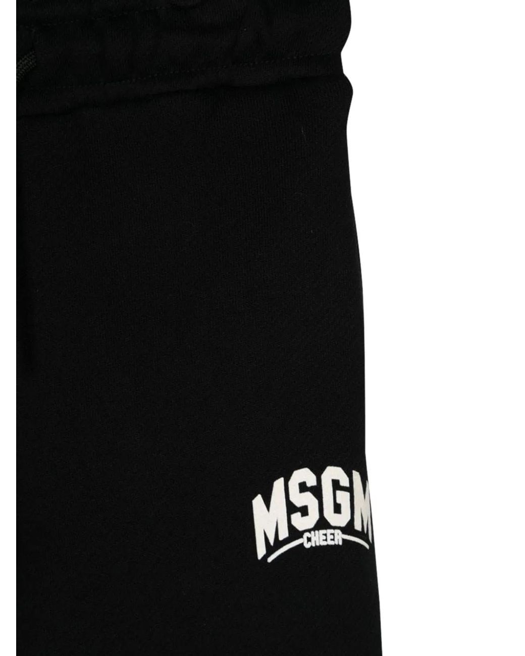 MSGM Black Fleece Pants Boy