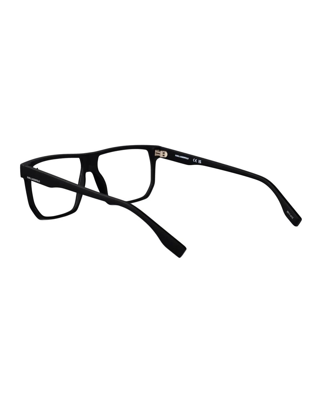 Karl Lagerfeld Black Matte Injected Glasses for men