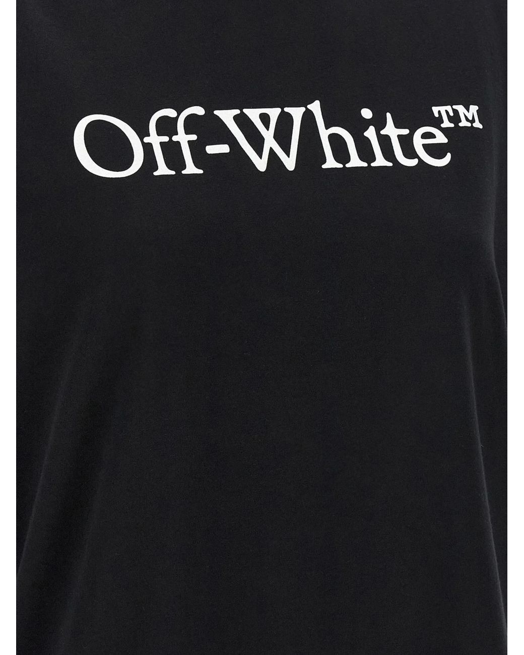 Off-White c/o Virgil Abloh Black Big Logo Bookish T-Shirt