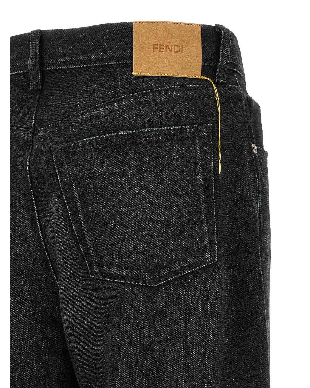 Fendi Black Denim Jeans for men