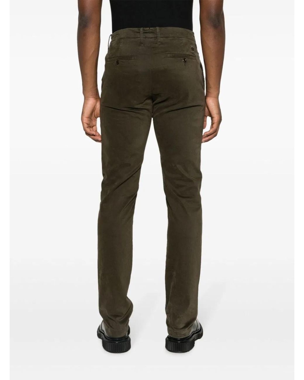 Jacob Cohen Gray Stretch Bobby Chino Trousers for men