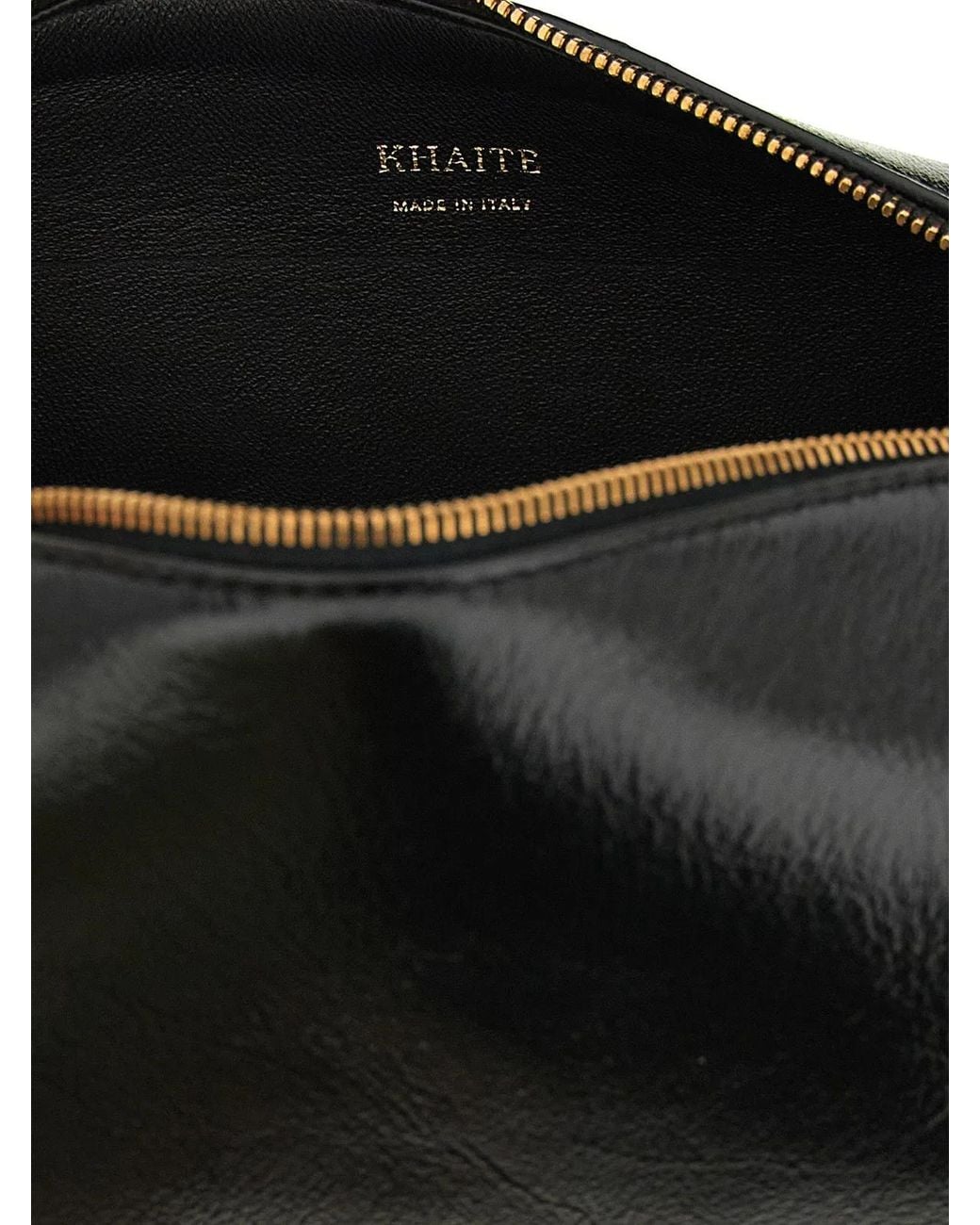 Khaite Black Calfskin Crossbody Bag